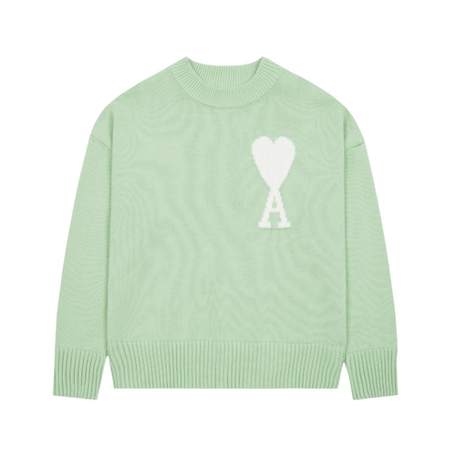 Pull Ami Paris Vert
