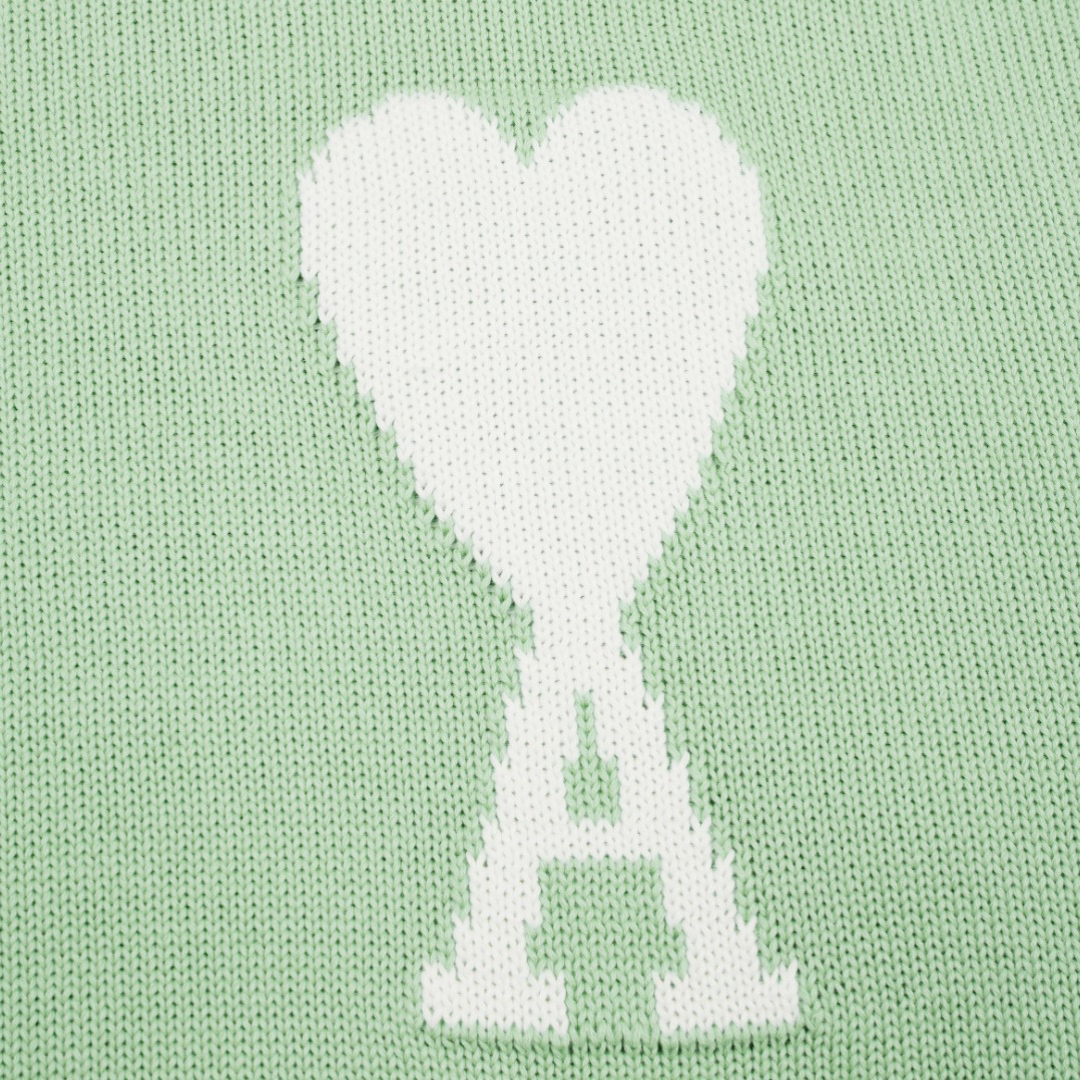 Pull Ami Paris Vert