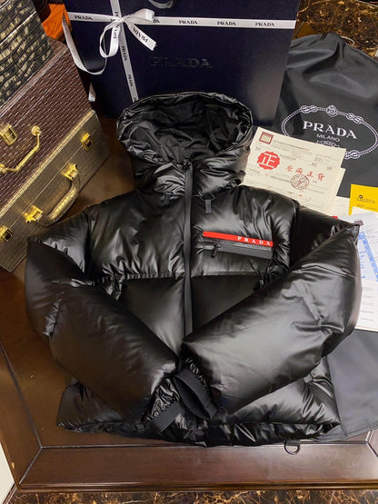 Doudoune Prada Courte Femme Noir