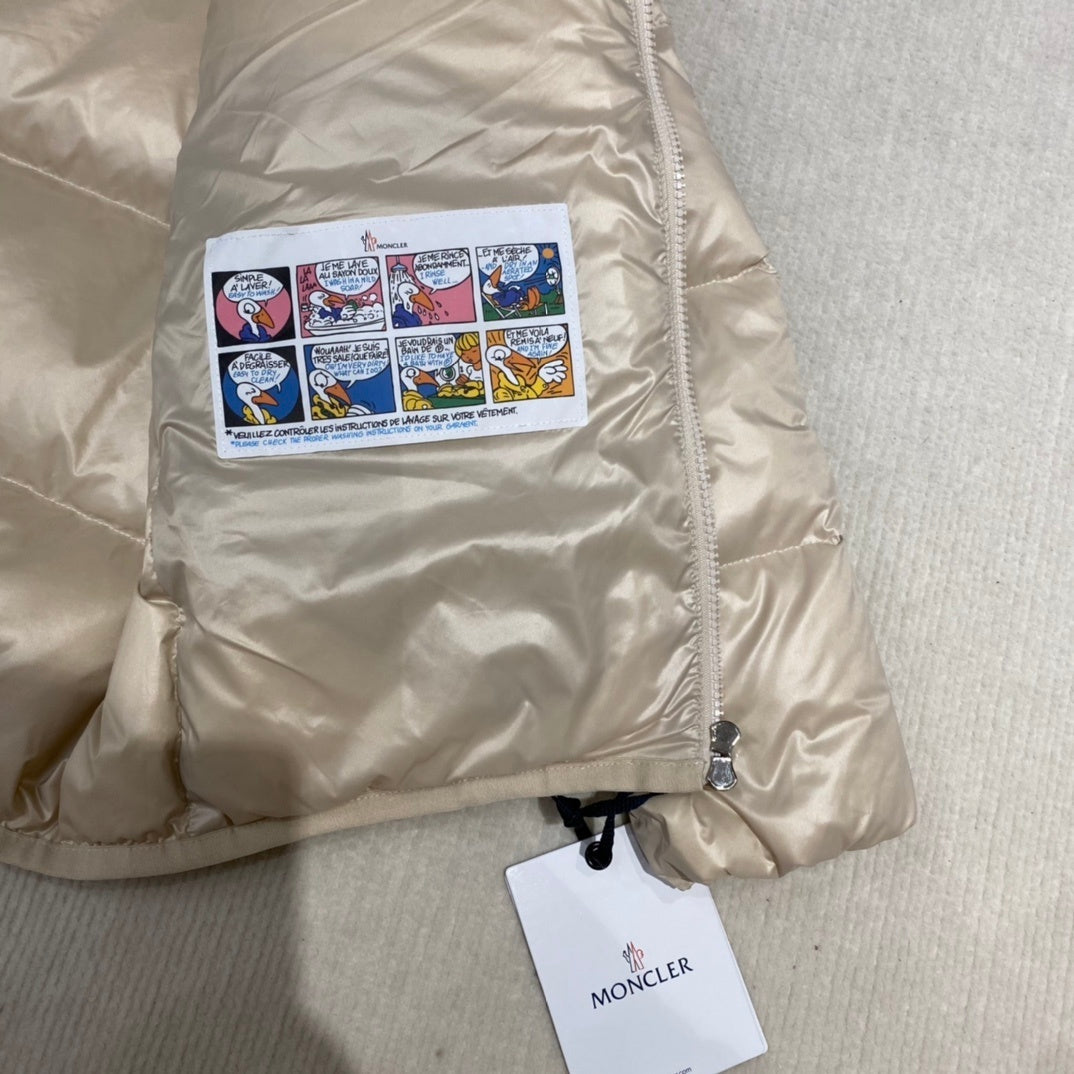 Doudoune Moncler Abbadia Beige