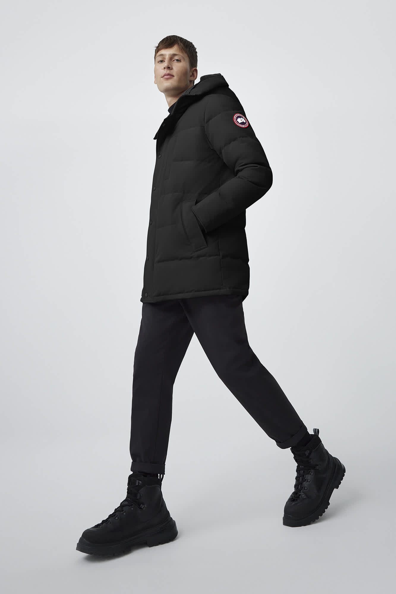 Parka Canada Goose Carson Noir Classic Label