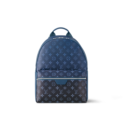 Sac à dos Discovery PM Toile Monogram Bleu et noir