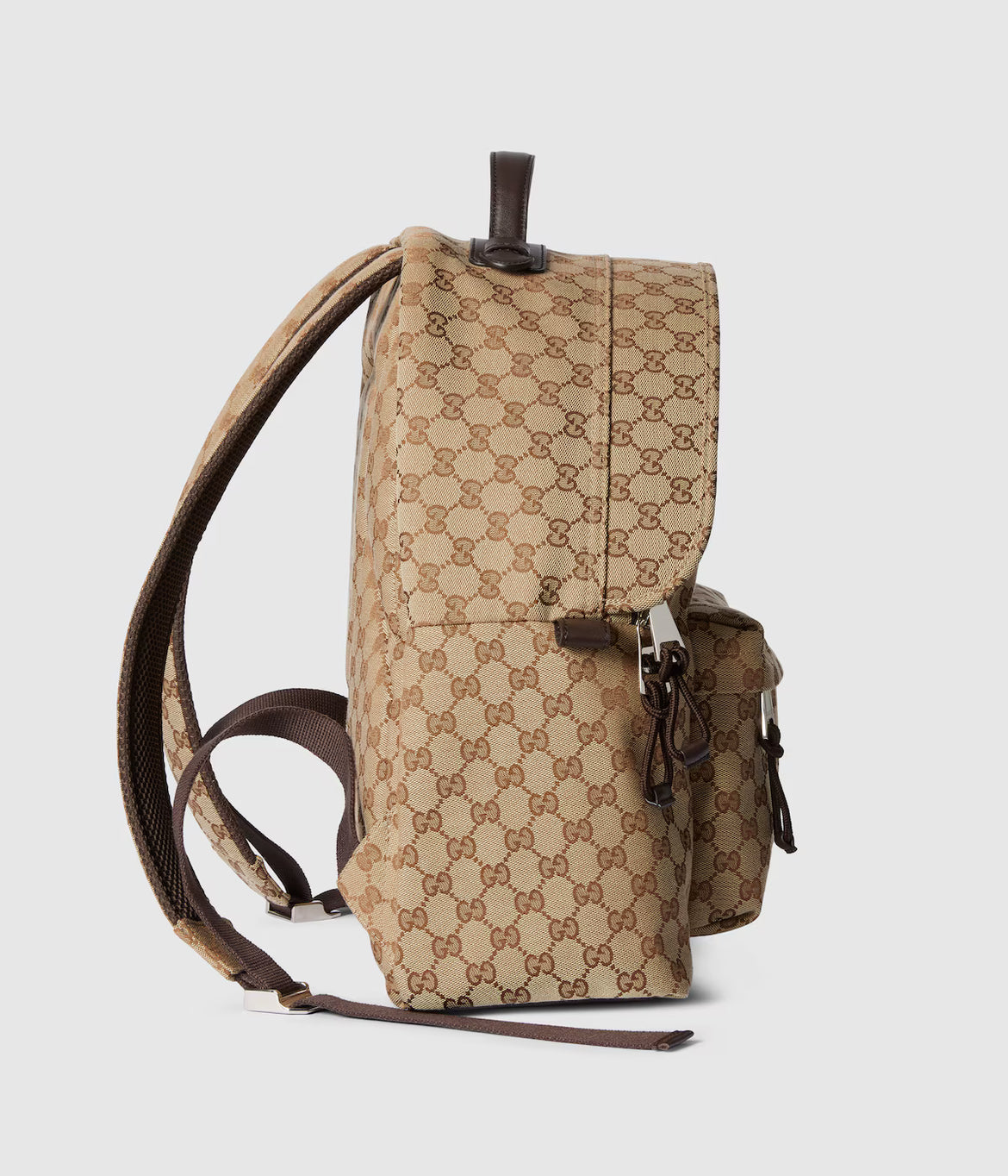 Sac à dos en toile GG moyen format