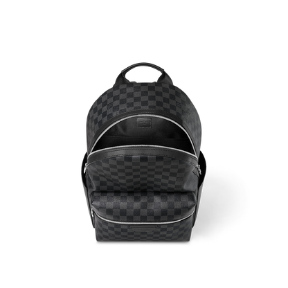 Sac à dos Discovery PM Toile Damier Graphite Noir