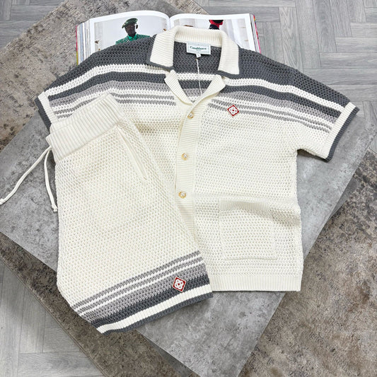 Ensemble Casablanca Cotton Blanc/Gris