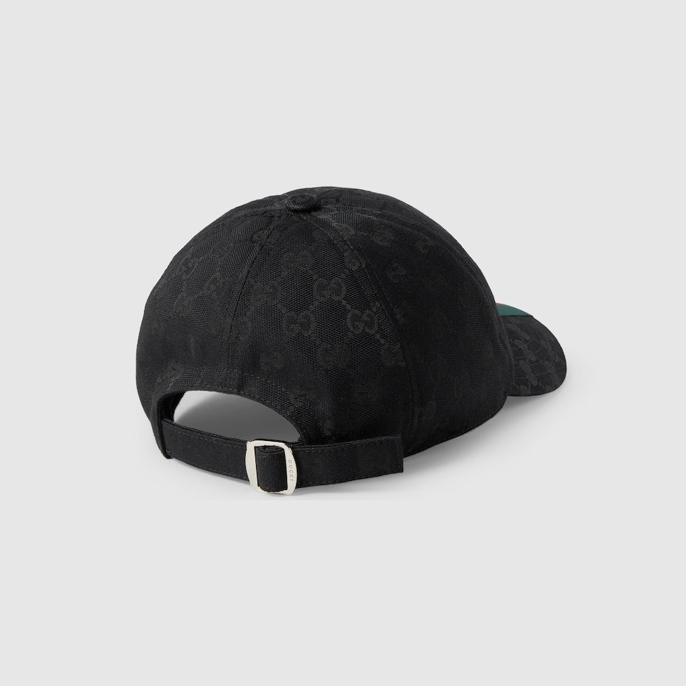 CASQUETTE DE BASE-BALL EN TOILE GG D'ORIGINE NOIR