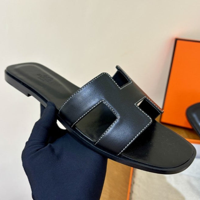 Hermes - Claquettes Noir