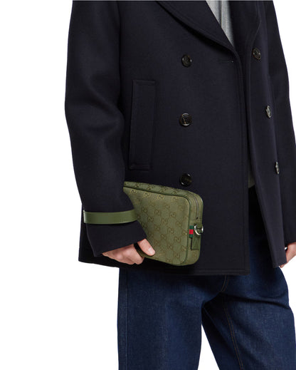 Sac à bandoulière en toile GG petit format