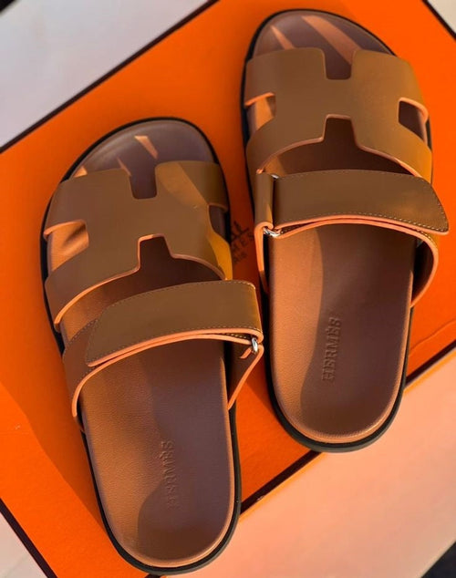 Claquettes Chypre Marron