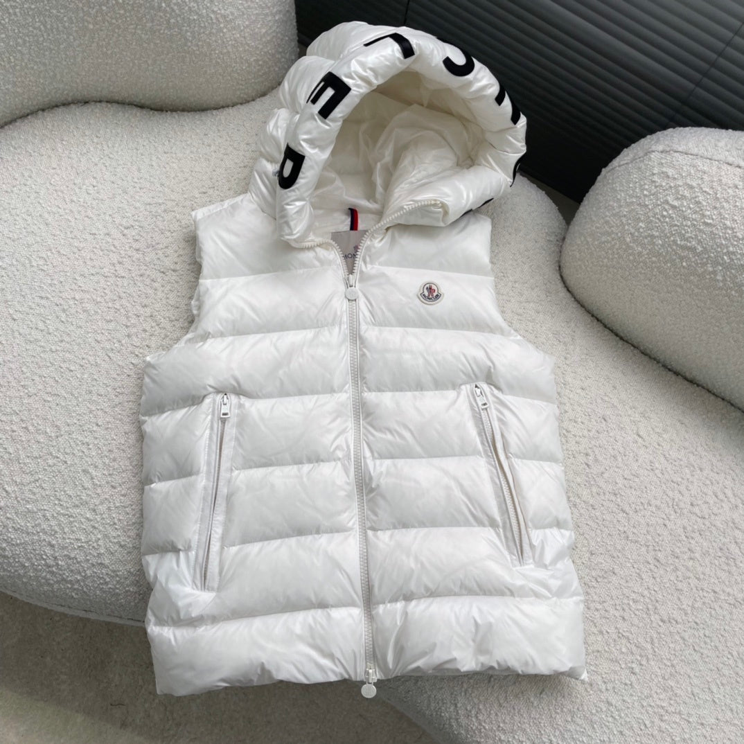 Doudoune Moncler Sans Manche Montreuil Blanche