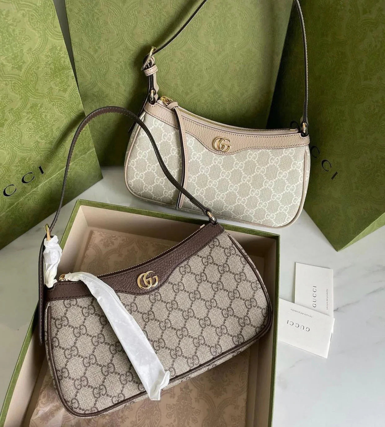 Sac Gucci Ophidia Beige