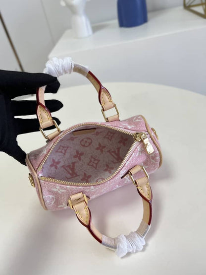 Sac LV Nano Speedy Rose
