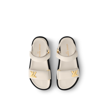 Sandales LV Blanche