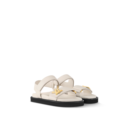 Sandales LV Blanche