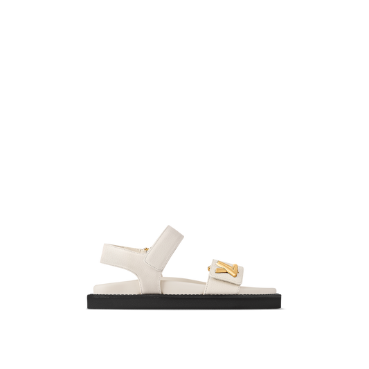 Sandales LV Blanche