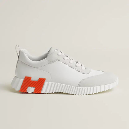Sneakers Hermès blanc / orange